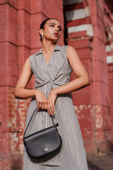 FRONT KNOT MAXI DRESS